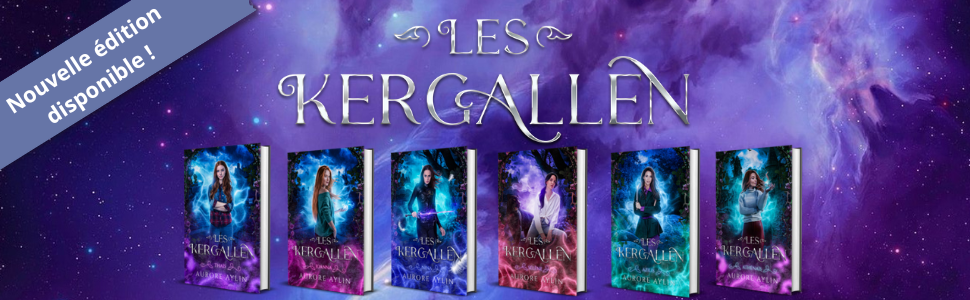 couvertures urban fantasy saga Kergallen