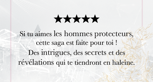 Série de critiques ou de descriptions textuelles en français avec des symboles d'évaluation 5 étoiles, affichés sur fond clair.