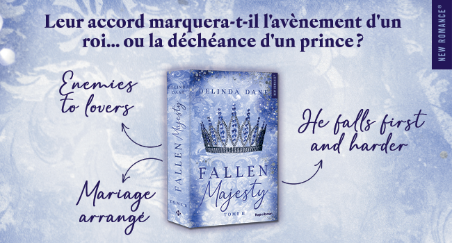 Le texte se lit comme suit : « Leur accord marquera-t-il l'avènement d'un roi... ou la déchéance d'un prince ? » Le texte français apparaît sur ce qui semble être un fond décoratif.