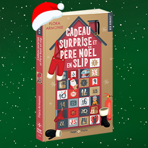 Cadeau surprise et père Noël en slip de Flora Armonie