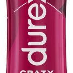 Durex Gel Lubrifiant Crazy Cherry – Goût Cerise – Lubrifiant à Base d’Eau – 100 ml, Transparent, 100 ml